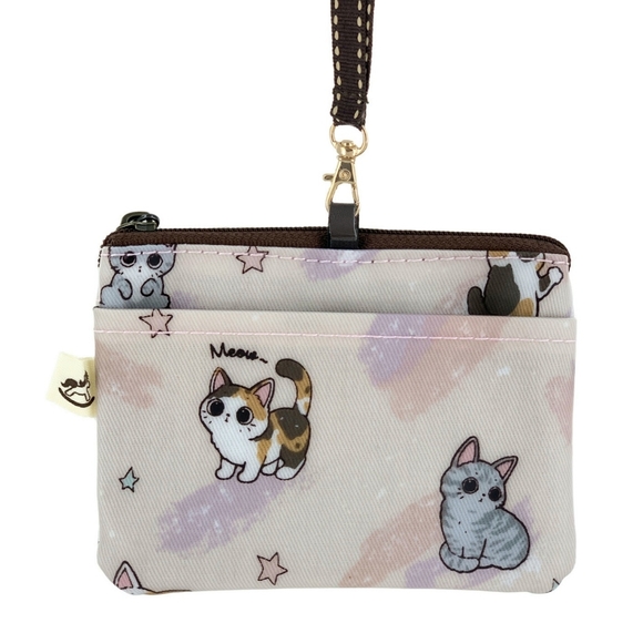 Uma Hana Handbags - Waterproof Cat Coin Purse & Card Pouch Holder